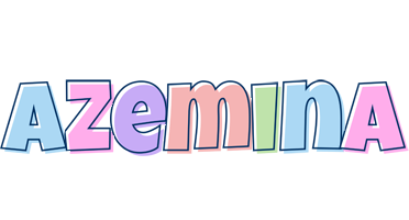 Azemina pastel logo