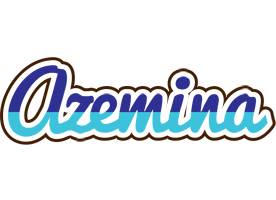 Azemina raining logo