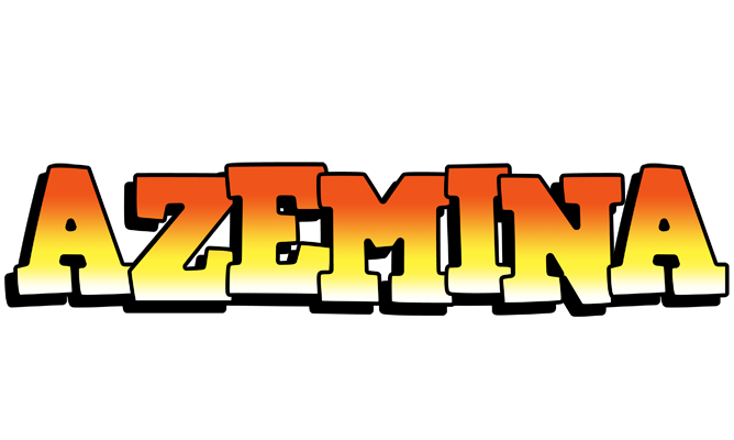 Azemina sunset logo
