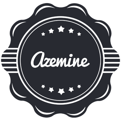 Azemine badge logo