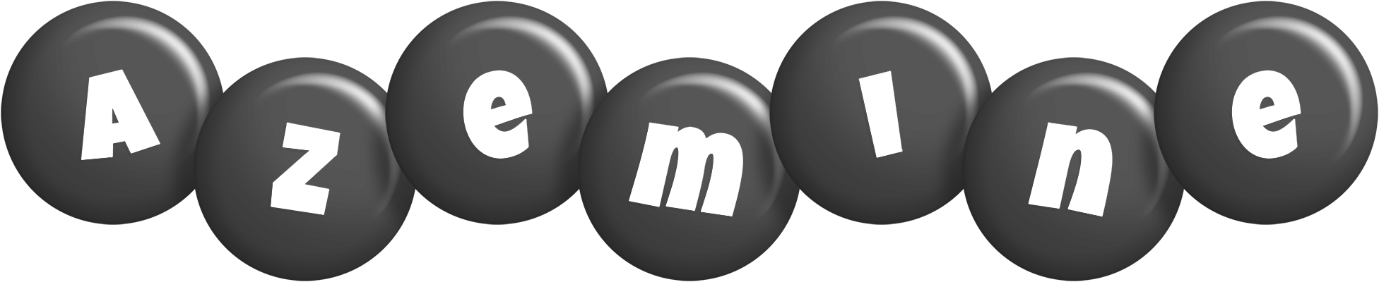 Azemine candy-black logo