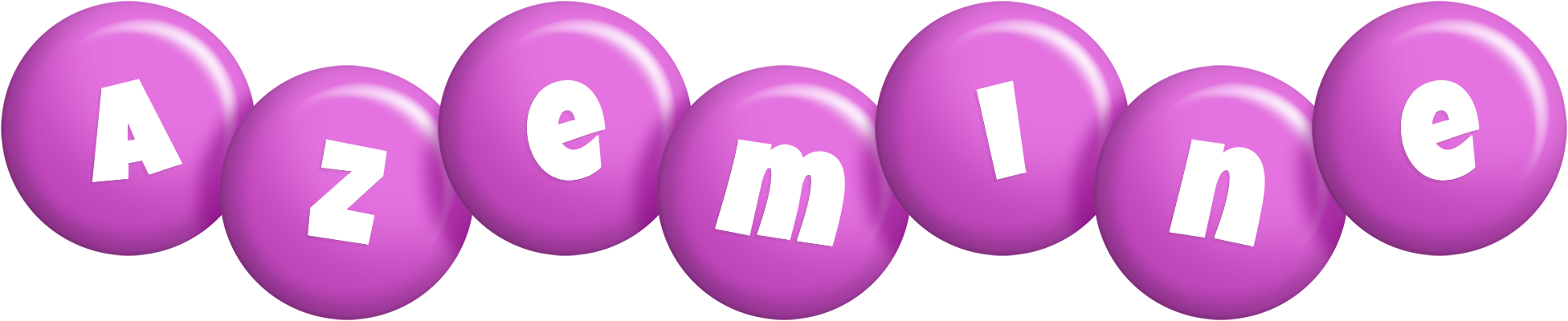Azemine candy-purple logo