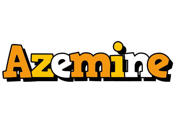 Azemine cartoon logo