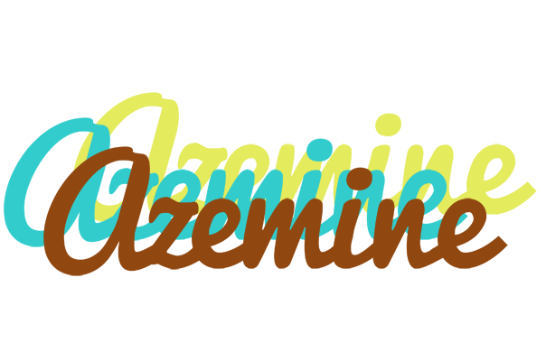 Azemine cupcake logo