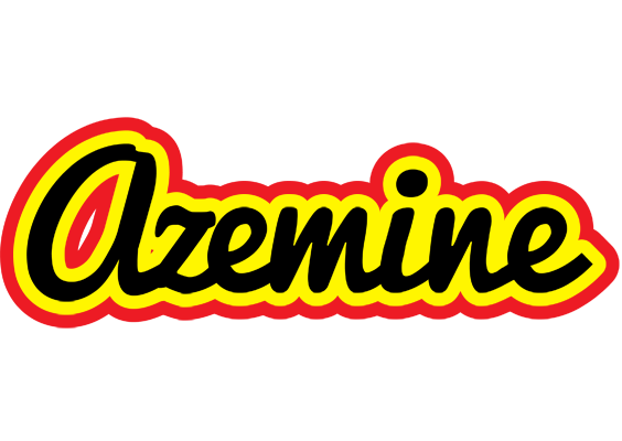 Azemine flaming logo