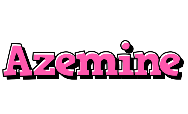 Azemine girlish logo