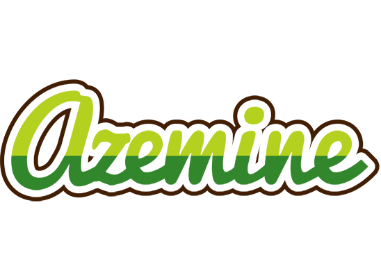 Azemine golfing logo