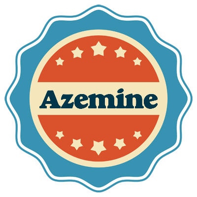 Azemine labels logo