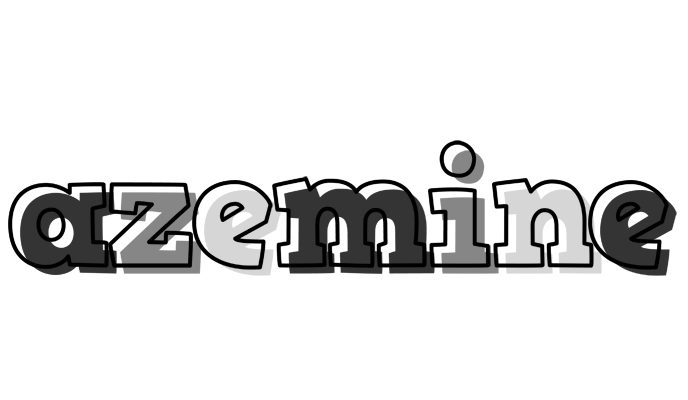 Azemine night logo