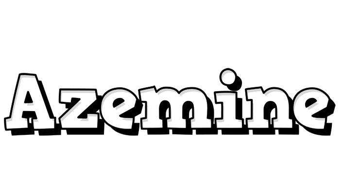 Azemine snowing logo