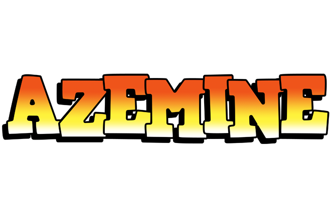 Azemine sunset logo