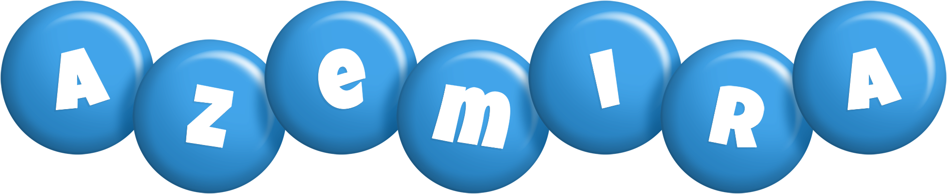 Azemira candy-blue logo