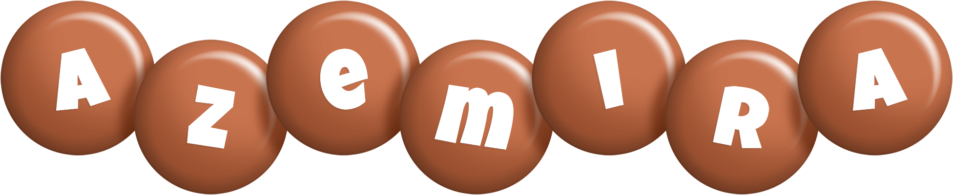 Azemira candy-brown logo