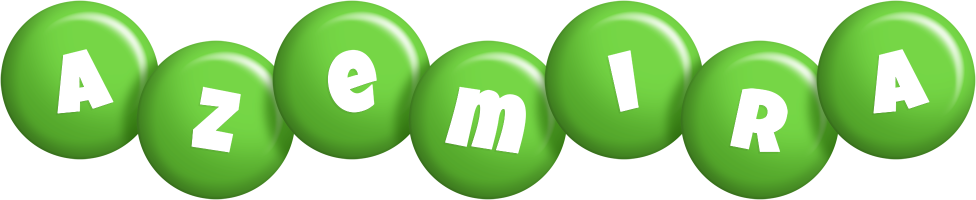 Azemira candy-green logo