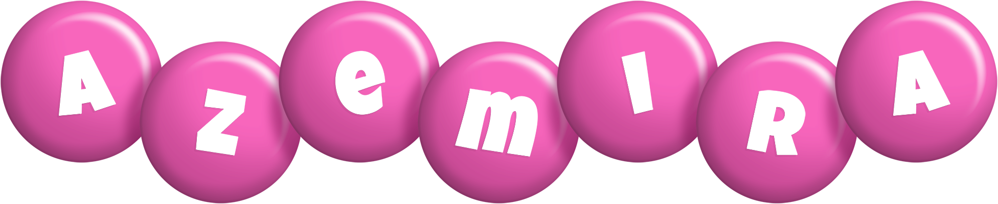 Azemira candy-pink logo