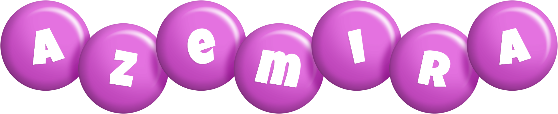 Azemira candy-purple logo