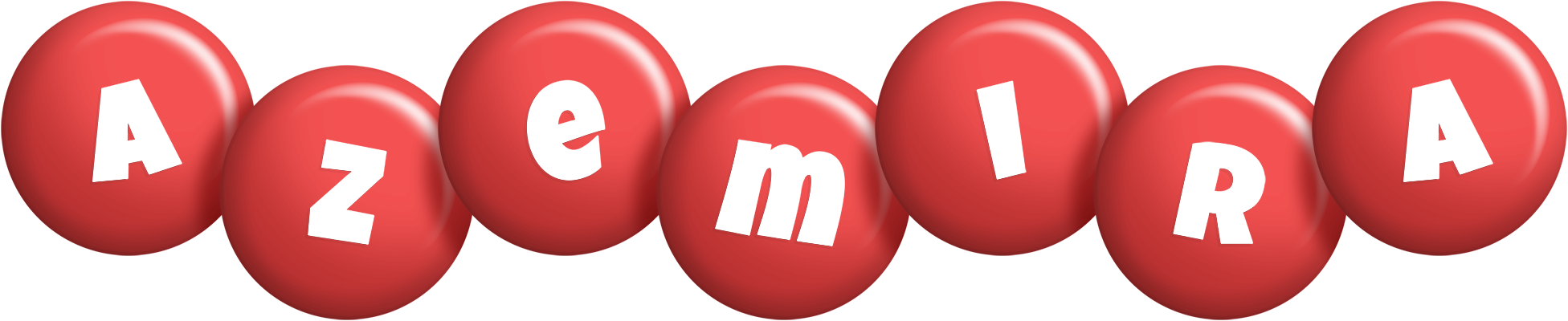 Azemira candy-red logo