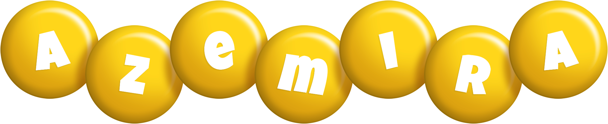 Azemira candy-yellow logo