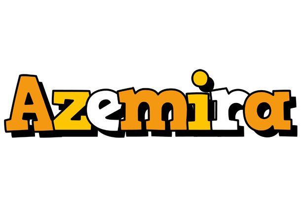 Azemira cartoon logo