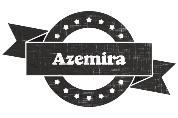 Azemira grunge logo