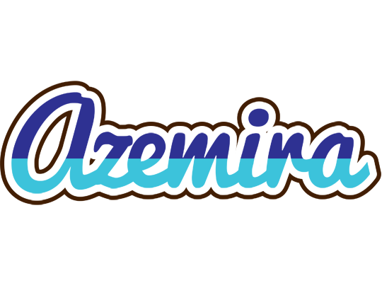 Azemira raining logo