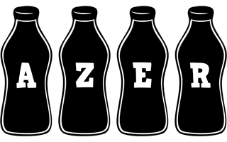 Azer bottle logo