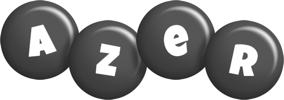 Azer candy-black logo