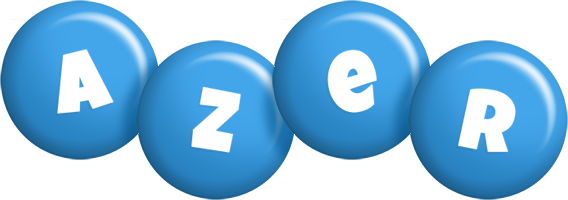 Azer candy-blue logo