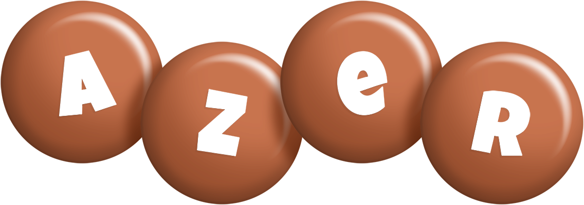 Azer candy-brown logo