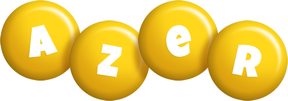 Azer candy-yellow logo