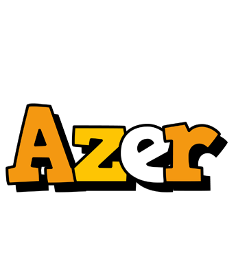 Azer cartoon logo