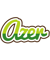 Azer golfing logo