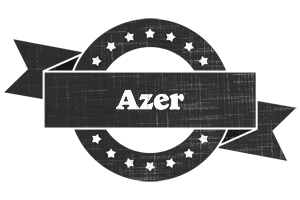Azer grunge logo