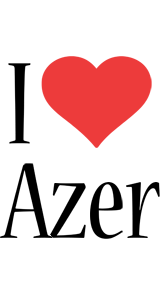 Azer i-love logo