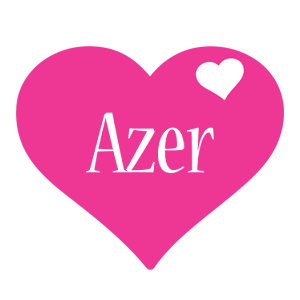 Azer love-heart logo