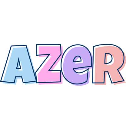 Azer pastel logo