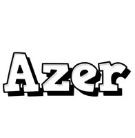 Azer snowing logo