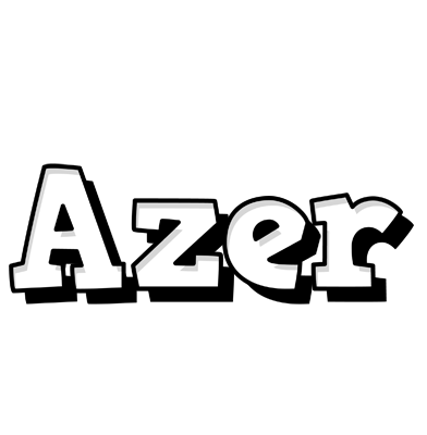 Azer snowing logo