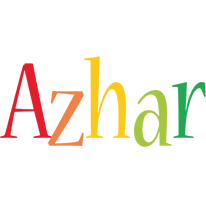 Azhar birthday logo