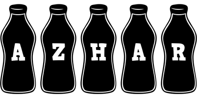 Azhar bottle logo