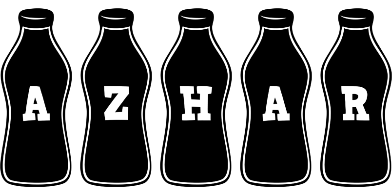 Azhar bottle logo