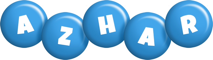 Azhar candy-blue logo