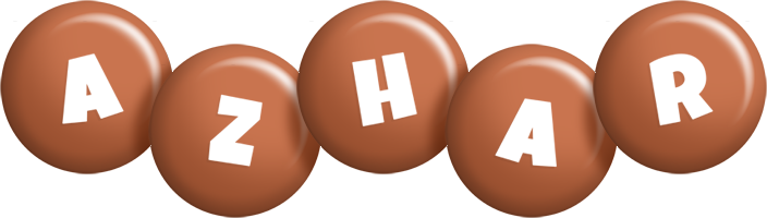 Azhar candy-brown logo