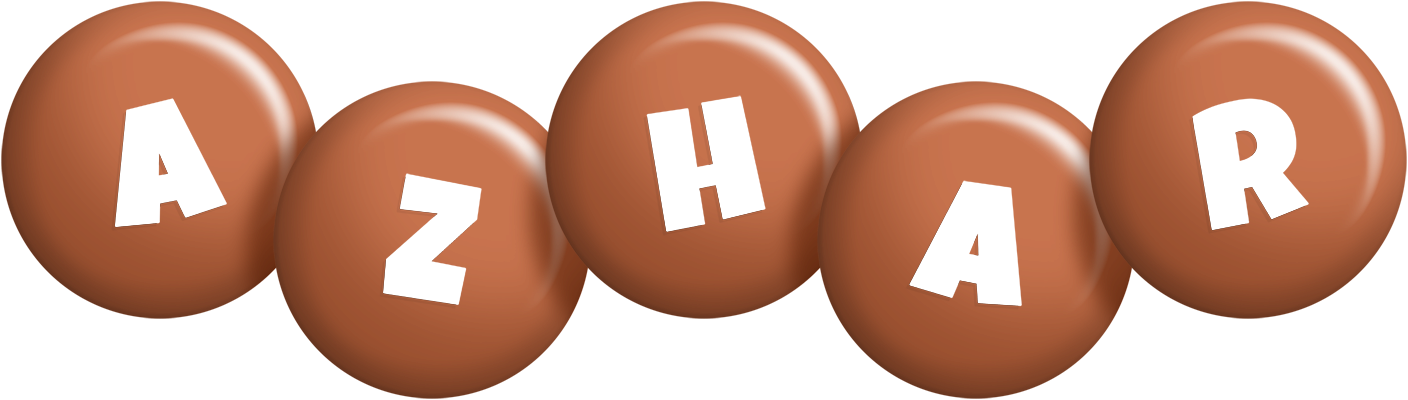 Azhar candy-brown logo