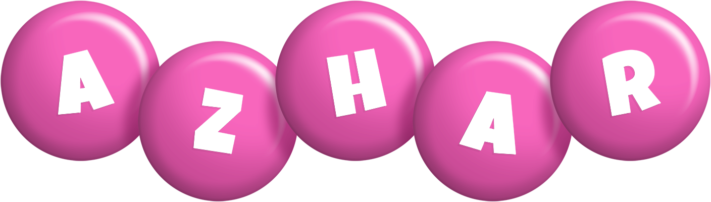 Azhar candy-pink logo