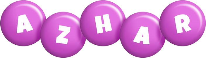 Azhar candy-purple logo