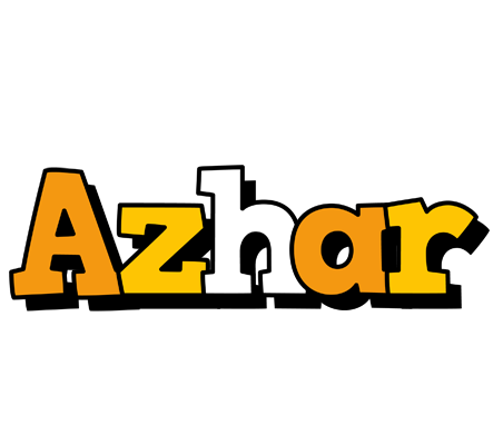 Azhar cartoon logo
