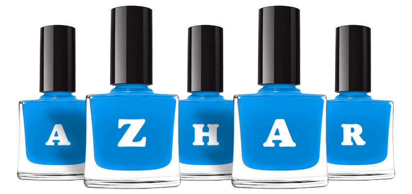 Azhar glossy logo