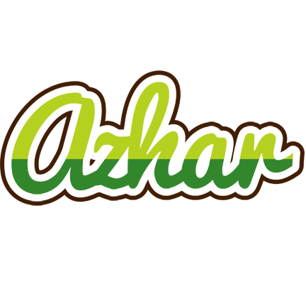 Azhar golfing logo
