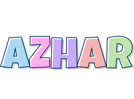 Azhar pastel logo